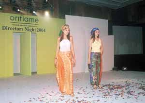 Oriflame chose to exhibit the look for the season through a fashion show in the capital. The show was based on Bollywood theme, depicting various eras of the film industry