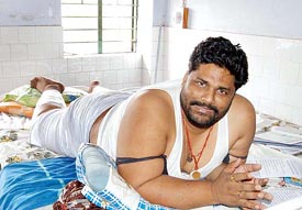 Undertrial prisoner and Lok Janshakti Party candidate for the Purnea Lok Sabha seat Rajesh Ranjan