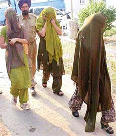 The girls allegedly involved in flesh trade at the Sector 16 General Hospital in Chandigarh