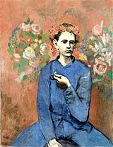 Pablo Picasso's Garcon A La Pipe, shown here, will be offered at an auction by Sotheby's in New York on May 5