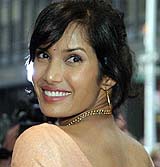 Padma Lakshmi arrives at opening night of "Bombay Dreams"