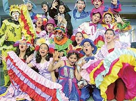 Students of Ryan International School, Chandigarh, all set to present a musical play ��Hey Dumbo�� at Tagore Theatre