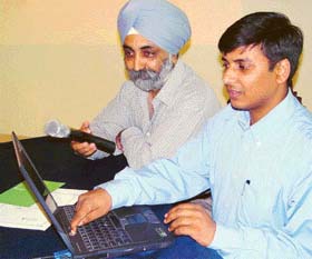 Officials of Career Launchers announce the launch of Speak Easy course and a Future Map course