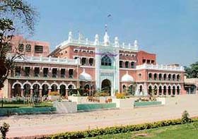 A view of the building of Jainendra Public School, Panchkula