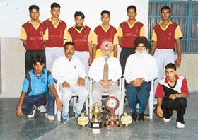 The Shivalik Volleyball Academy, Sector 41, Chandigarh, team which won the state-level volleyball meet held in Sirmaur, Himachal Pradesh