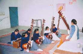 A music class in progress