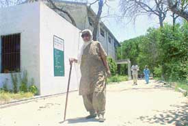 78-year-old Amar Kaur turns up to cast her vote at Buddhewal village
