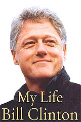 The cover of former US President Bill Clinton's book My Life