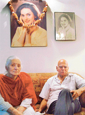 Neerja could not control their emotions. Mr Harish Bhanot and Ms Rama Bhanot, parents of Neerja, at their house in Chandigarh on Friday after hearing the news that their daughter�s killer had been sentenced