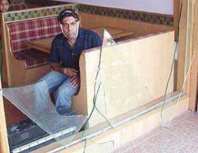 Mr Yogesh Sharma, proprietor of Mercury Restaurant and Pub in Sector 46, Chandigarh