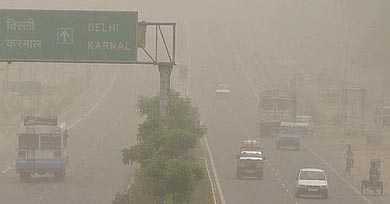 A dust haze engulfs Ambala