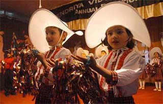 Kendriya Vidyalaya students perform at their annual function