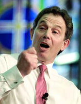 Tony Blair faces the heat