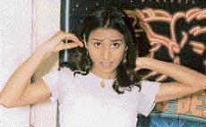 One of the participants in the Zee TV�s audition in Ludhiana on Friday. 