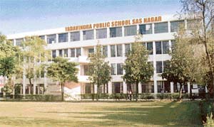 The building of Yadavindra Public School, SAS Nagar