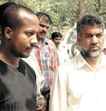 Delhi Police Narcotics Branch arrested a Nigerian national and one Balraj Singh of Amritsar just as they were exchanging a consignment of white heroin.