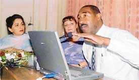 A delegation from City College, Birmingham at the Guru Nanak Institute of Management and Technology in Ludhiana