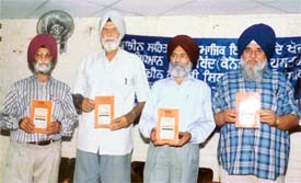 The book �Kambojas of the old Persian inscriptions and Sanskrit Vedic literature� is released in Ludhiana on Friday