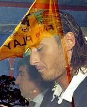 Italy's player Francesco Totti