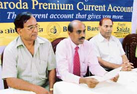 The Chief Manager of Bank of Baroda, Mr K. Kamaraj, elaborates on the salient features of the BoB Premium Current Account scheme in Ludhiana