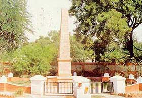 This war memorial in Ferozepore commemorates the sacrifices made by 19, 22 and 24 battalions of Punjab Regiment in World War II