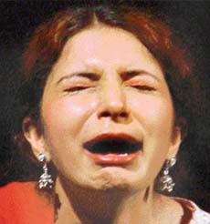 A scene from Punjabi comedy play "Thuan" written by French playwright Moliere and adapted and directed by Amrik Gill at Tagore Theatre in Chandigarh