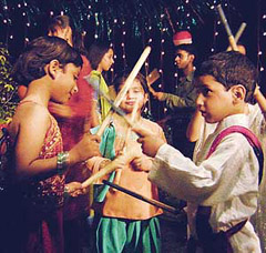 Dandia Festival in Patiala on Wednesday.