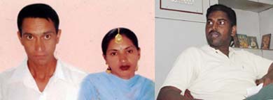 Kulbir Dhillon and his wife Navjot Jyoti; and Baldev Singh who was allegedly duped by them. 
