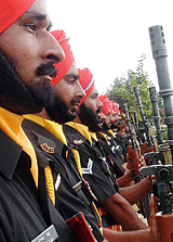 Jawans pay homage to the war martyrs of the 1965 Indo-Pak war