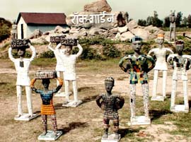 The rock garden being developed by the BBMB at Talwara.