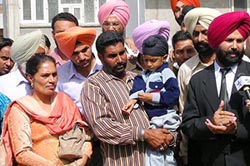 Ranjit Kaur and Sukhminder Singh with Amarpartap