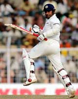 India's Virender Sehwag plays a shot