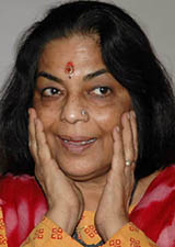 Celebrated kathak dancer Padma Bhushan Uma Sharma presents a Raas Leela sequence of Braj on the opening day of Kapurthala Heritage Festival at Jagatjit Palace, Kapurthala, on Monday evening. 