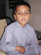 Imran Haider, a Pakistan national who needed a surgery in India, before leaving for his country.