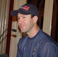 Australian captain Ricky Ponting interacts with the media in Mumbai on Saturday.