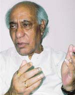 Ustad Zia Fariduddin Dagar on the Punjabi University campus