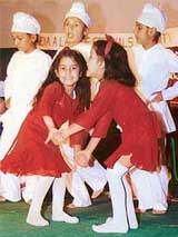 Students of Sacred Soul�s School perform at the annual function of the school in Kharar 