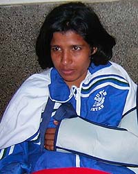 Rahila Bano at Government Rajindra Hospital in Patiala on Thursday