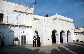 The kothi of the erstwhile Nawabs of Raikot, where �Ganga Sagar� was kept for public display before Partition