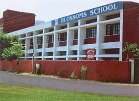 The building of Blossoms School in Patiala