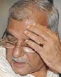 Haryana Chief Minister Bhupinder Singh Hooda at a Press conference in Chandigarh.