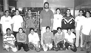 A file photo of Mr Kanwar Bhim Singh and Ms Manmohan Kaur with their trainees, including Babita, Beant, Sunita and Asha