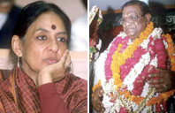 Jaya Jaitley and Bangaru Laxman