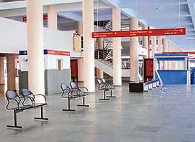 The newly constructed bus terminal at Amritsar