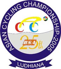 Logo of the forthcoming Asian Cycling Championship to be held in Ludhiana from December 11 to 18