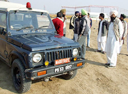 Preparations being made for the ruling party�s first electoral rally in Lambi on Thursday. 