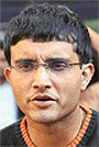 Sourav Ganguly addresses a press conference at his residence in Kolkata on Saturday