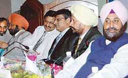 Delegates at the International Summit on Infrastructure, Housing and Real Estate in Chandigarh on Saturday.