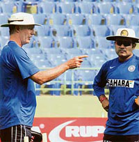 Greg Chappell pushed Virender Sehwag down the order in the Rajkot match against Sri Lanka as a motivational ploy to help the batsman regain his form