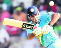 Robin Uthappa scored a gutsy 35 to give India a big win after Indian pacemen led by Munaf Patel skittled out West Indies for 85 in their warm-up tie in Trelawny